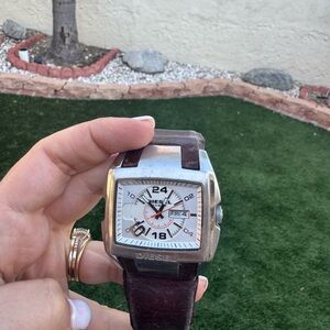 Used Diesel DZ-1273 Stainless steel 10 bar water resistant mens watch